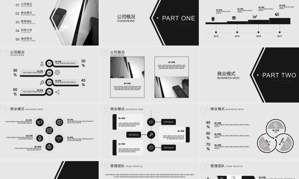 商业计划报告书