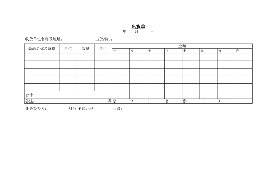出进货单【盘古文库】_第1页