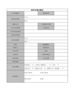 旅行社基本情况-盘古文库