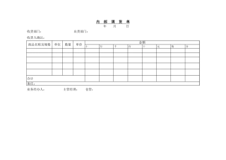 内部调货单-文库