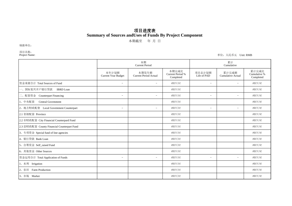 项目进度表-文库免费下载_第1页