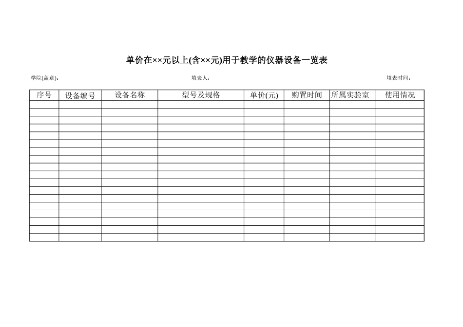 用于教学的仪器设备一览表-盘古文库_第1页