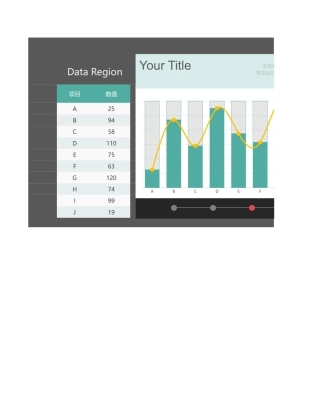 绿色柱形图射线图