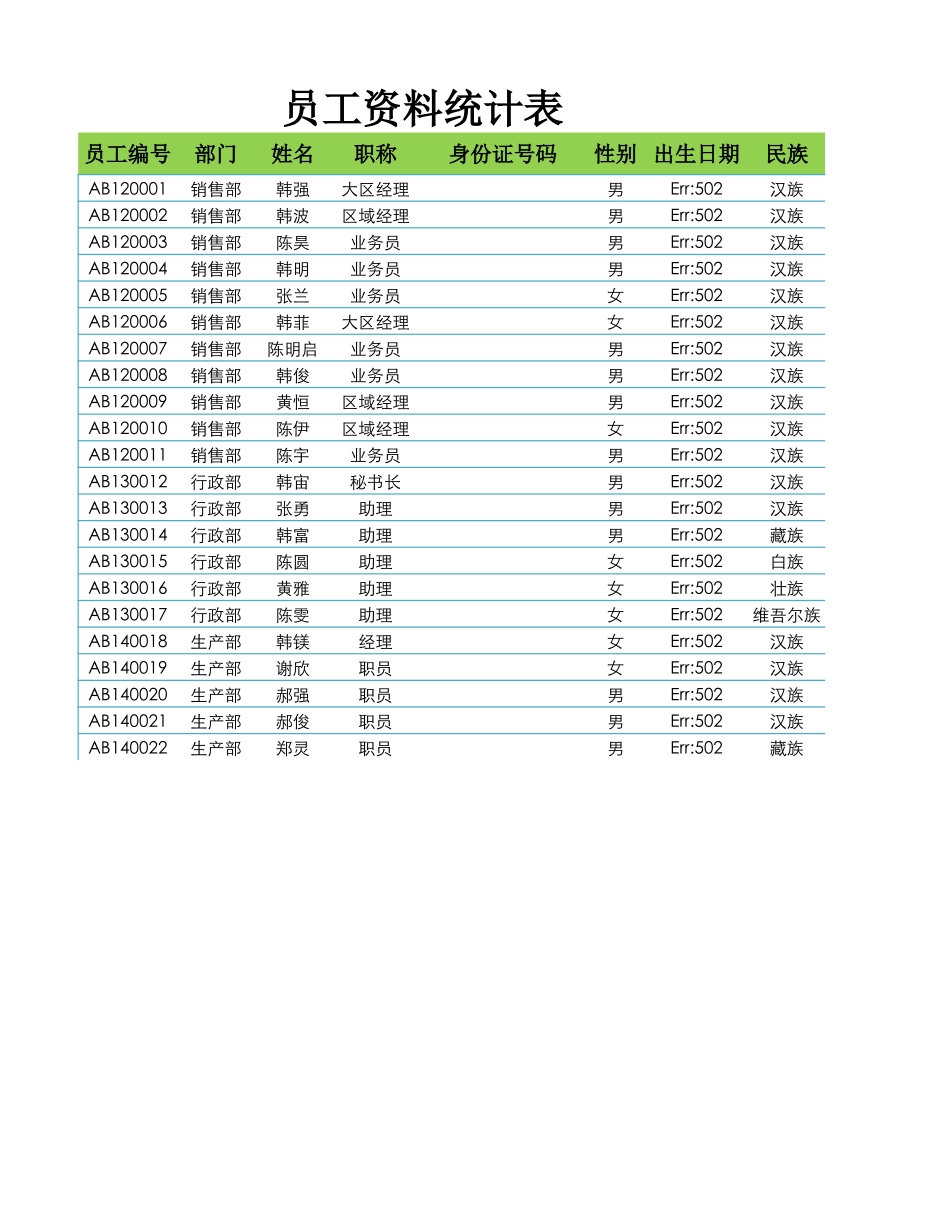员工资料查询表_第1页