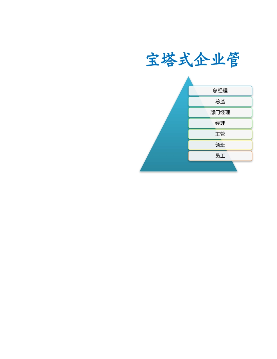 宝塔式企业管理机构_第1页