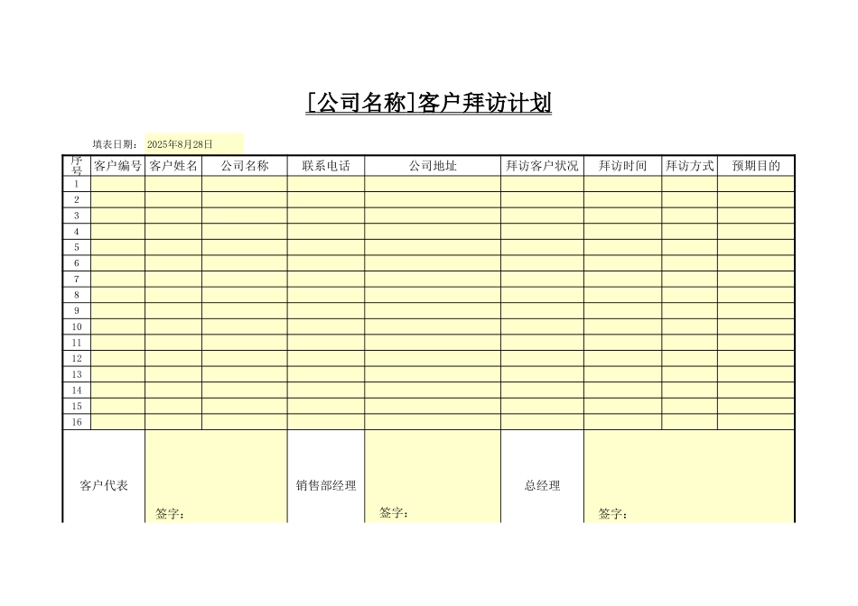 客户拜访计划_第1页