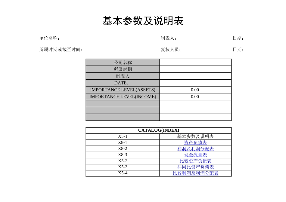 财务分析报表表_第1页