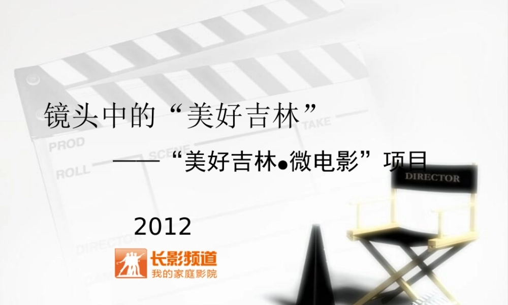 “微电影”项目方案