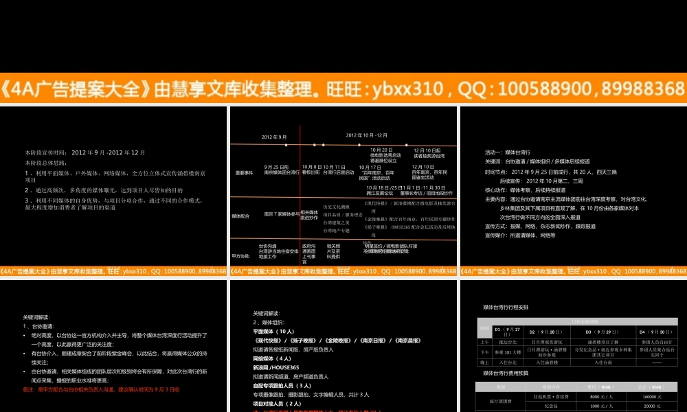 2012年涵碧楼项目执行案