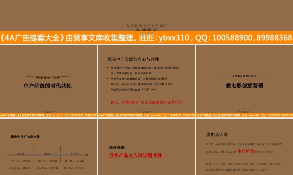 金地·艺境微电影方案