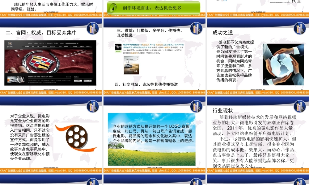 网络营销之微电影