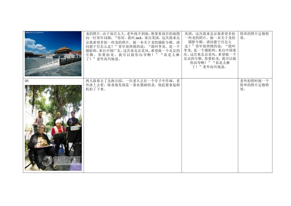 北京城市旅游微电影脚本_第3页