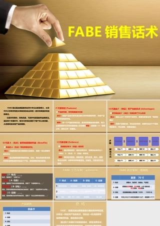 FABE销售话术
