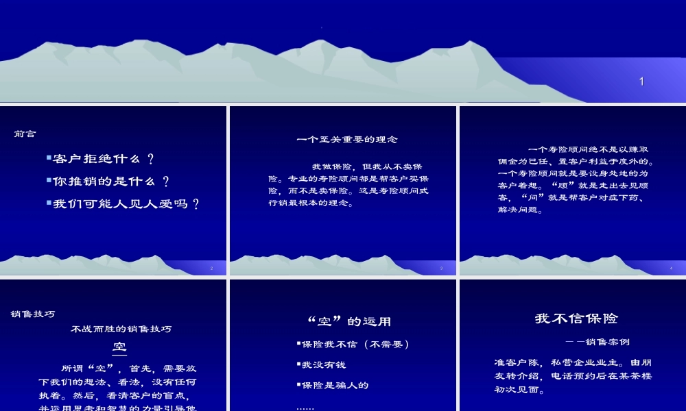 创新保险销售技巧话术24页[1]