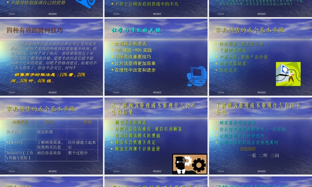 家具行业实战销售话术-盘古文库销售话术