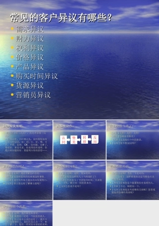 销售话术之三：异议-盘古文库销售话术