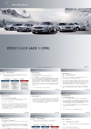 销售技巧与话术-ACE和CPR-盘古文库销售话术