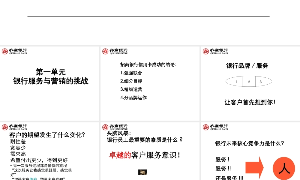 银行大堂经理-客服与主动营销技巧-盘古文库销售话术