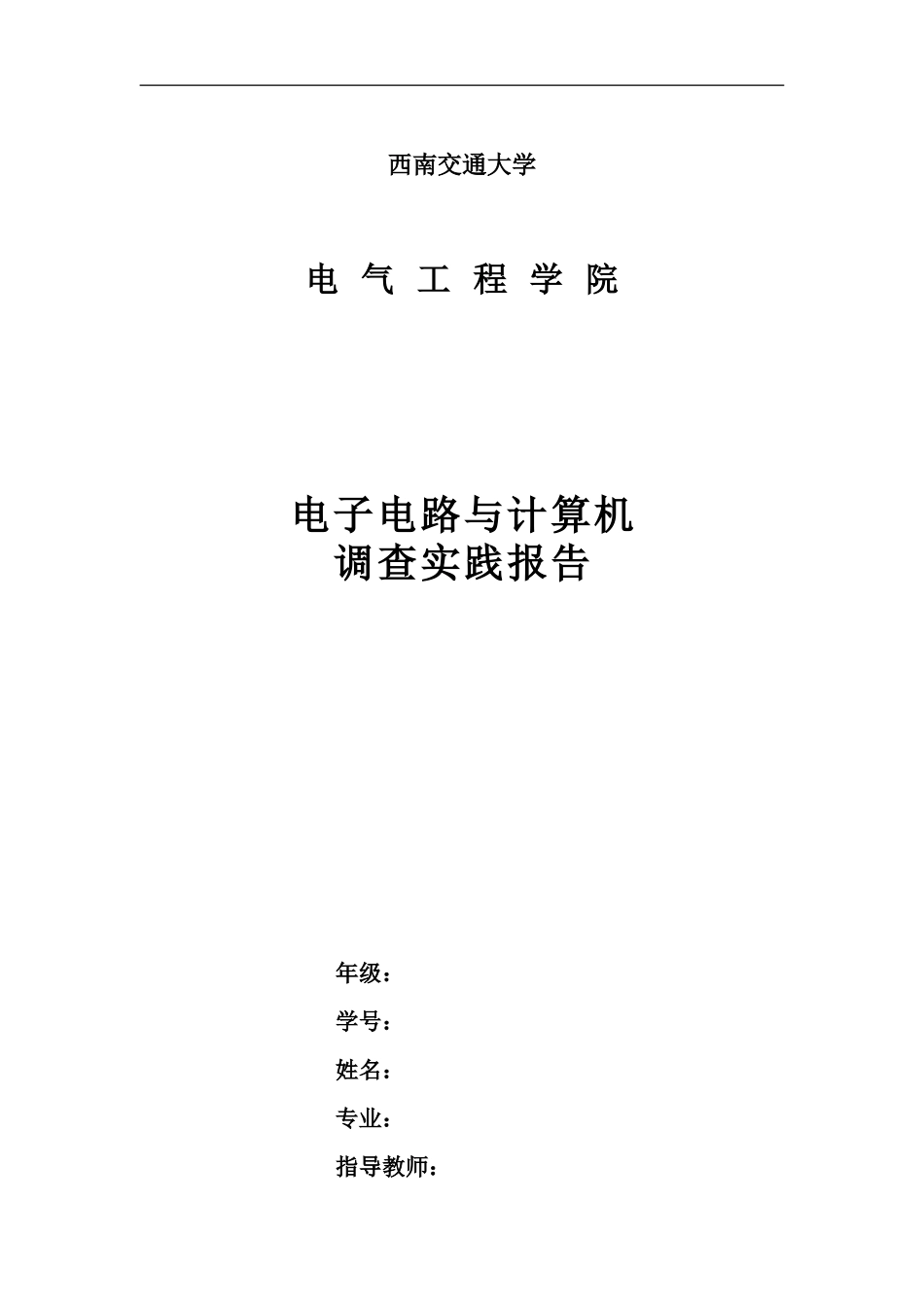 电子市场调查报告-文库大全_第1页