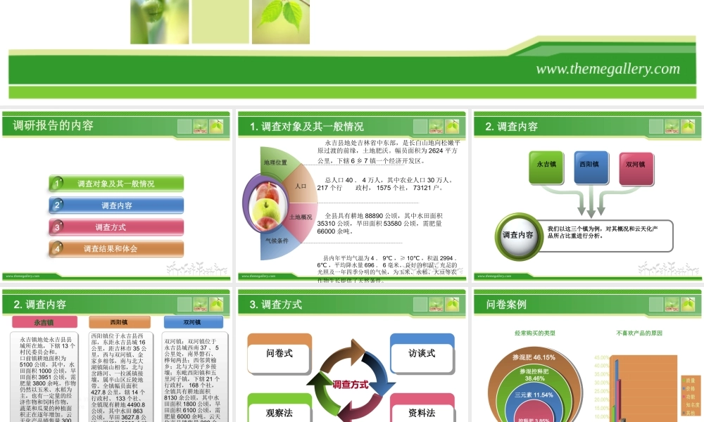 化肥市场调研报告-文库大全