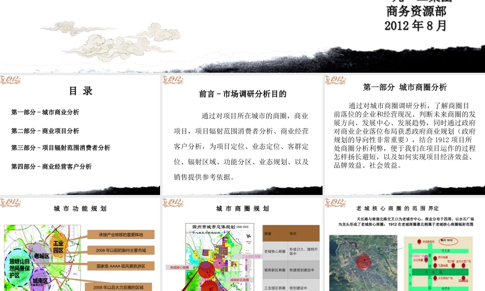 招商市场调研报告范例-文库大全