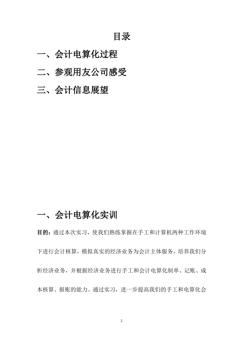 实习报告——上海工程技术大学会计实训报告_第2页