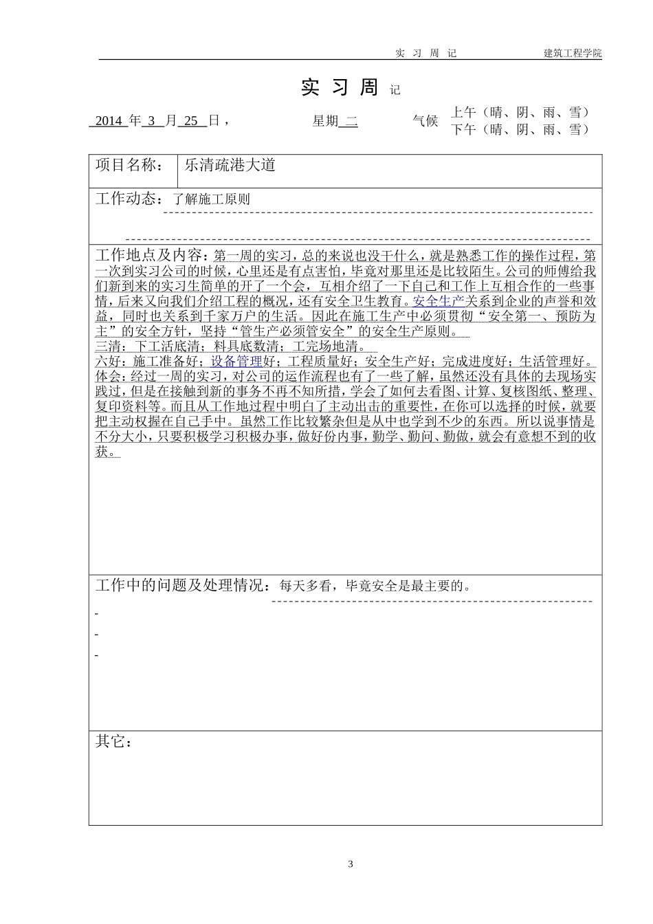 道路桥梁实习周记-文库_第1页
