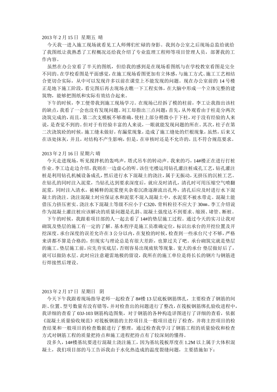 毕业建筑实习日志-文库_第1页