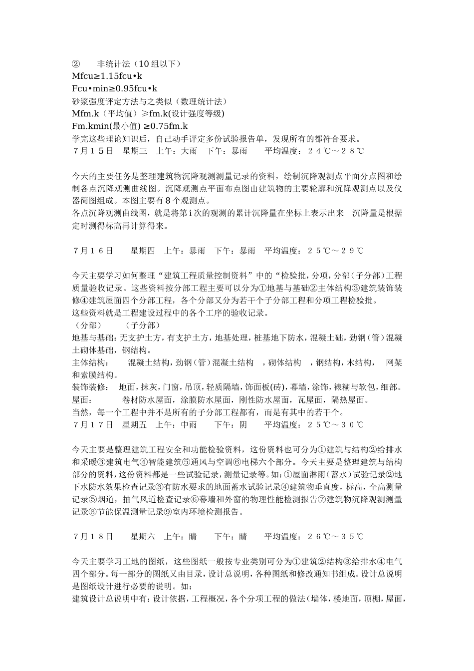 土木工程施工暑期实习日记20篇-文库_第2页