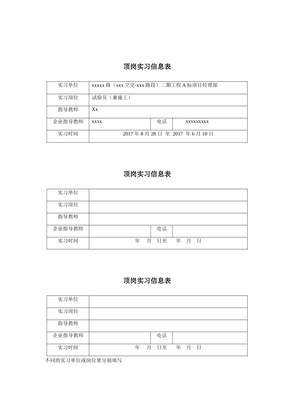 大学生顶岗实习周记—建筑工程类_第2页