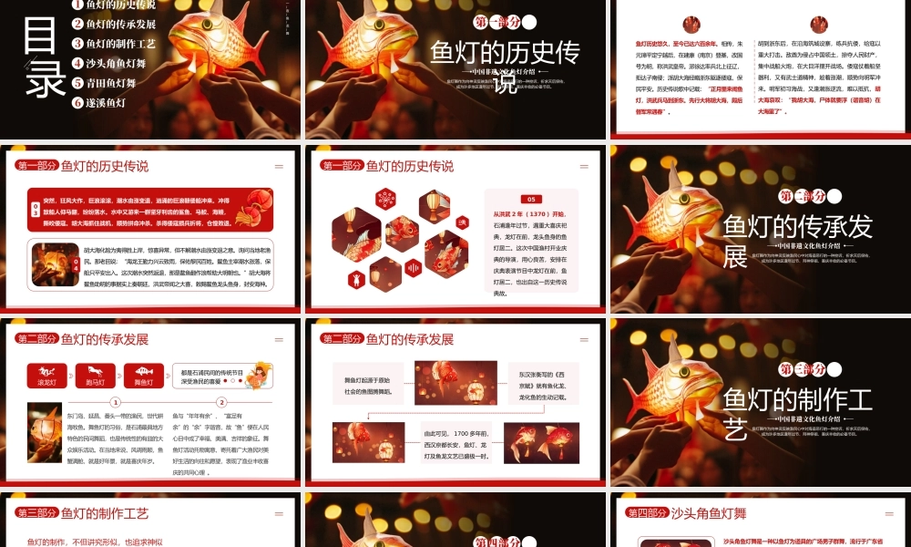 中国非遗文化鱼灯介绍鱼灯