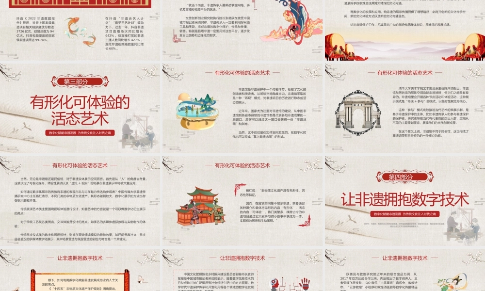 数字化保护与传承-中国非物质文化遗产