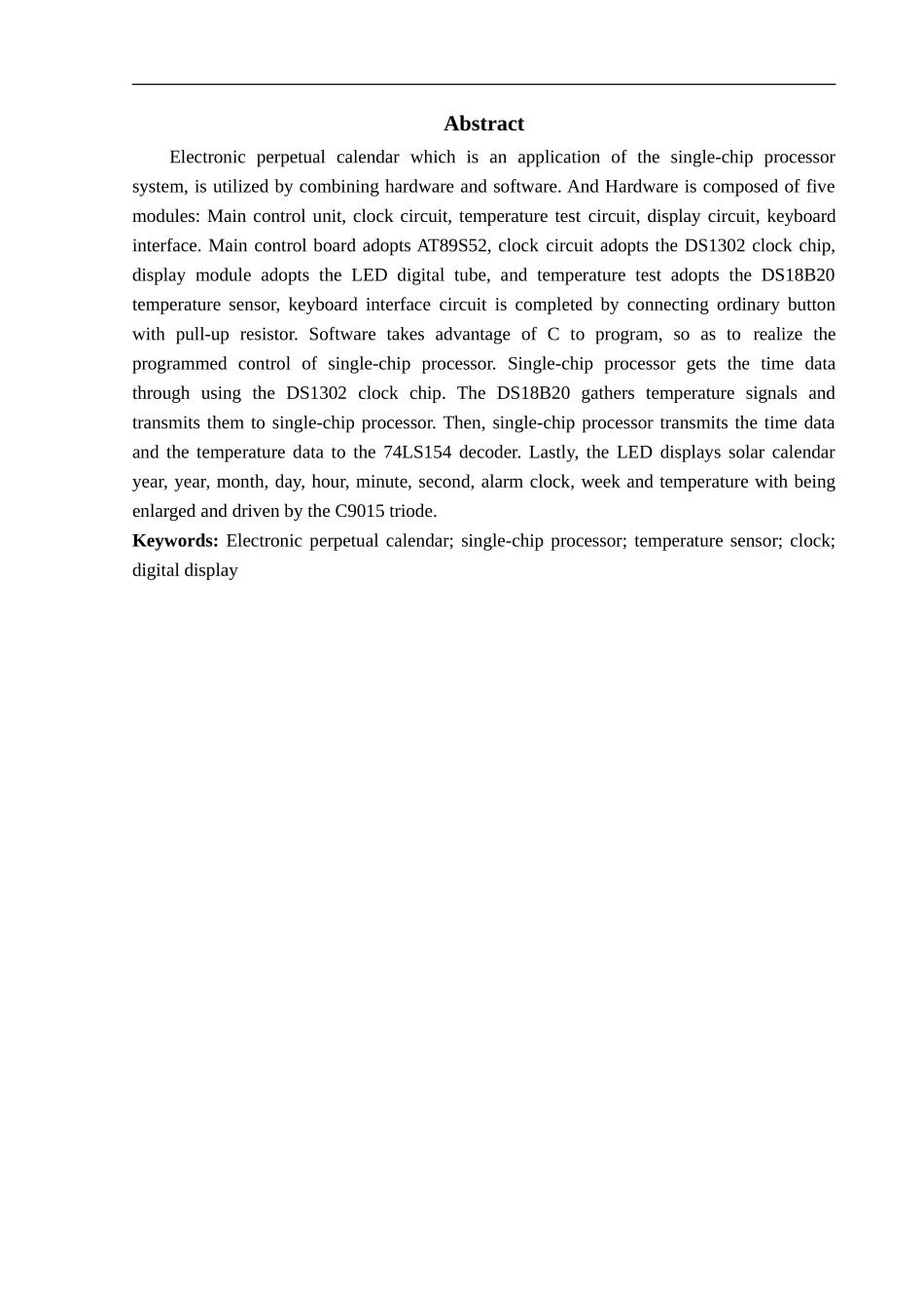 基于51单片机的电子万年历的设计资料_第3页