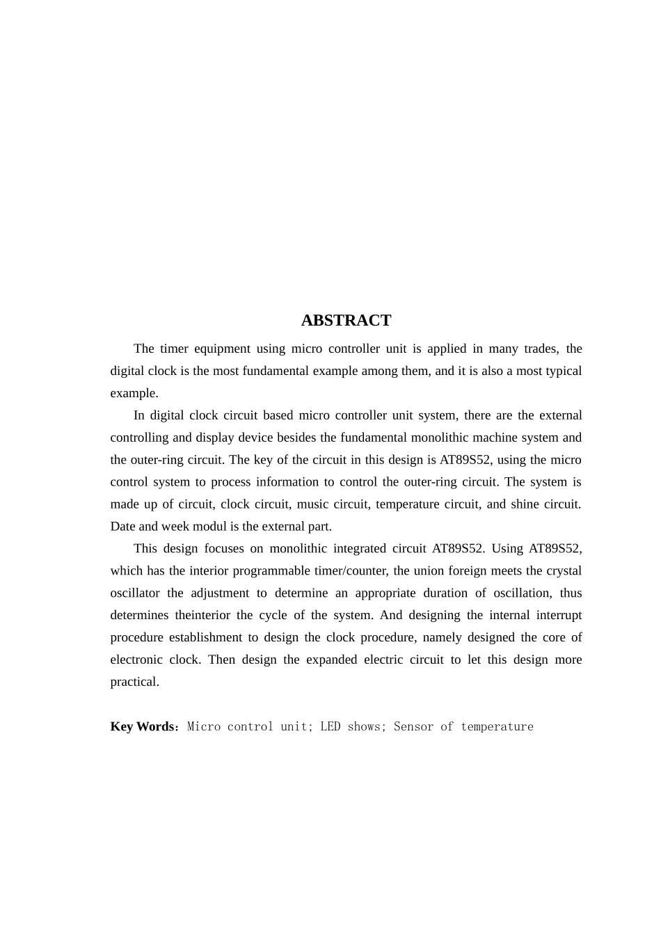 基于单片机的数字钟设计资料_第2页