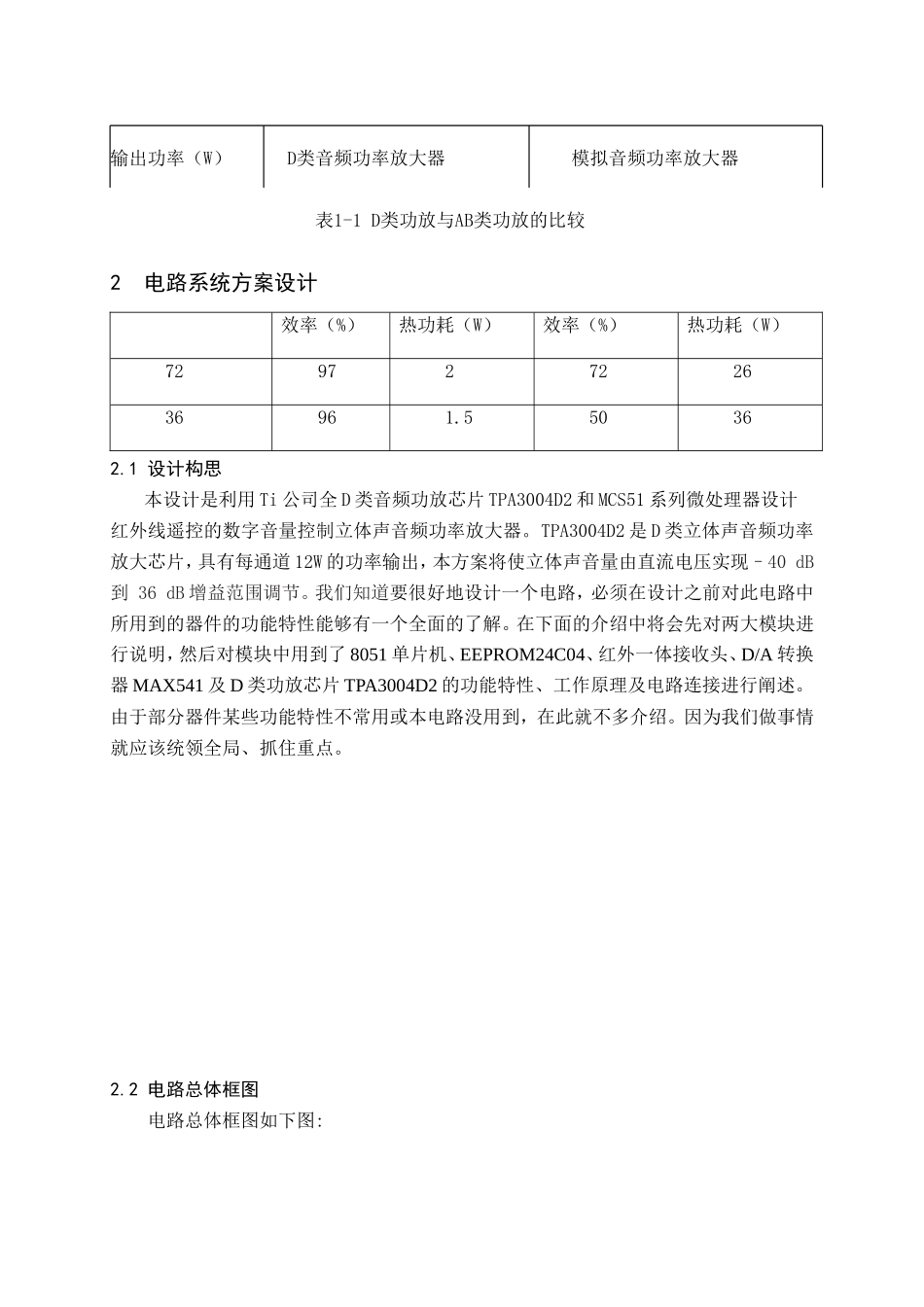 全遥控数字音量控制的D 类功率放大器资料_第3页
