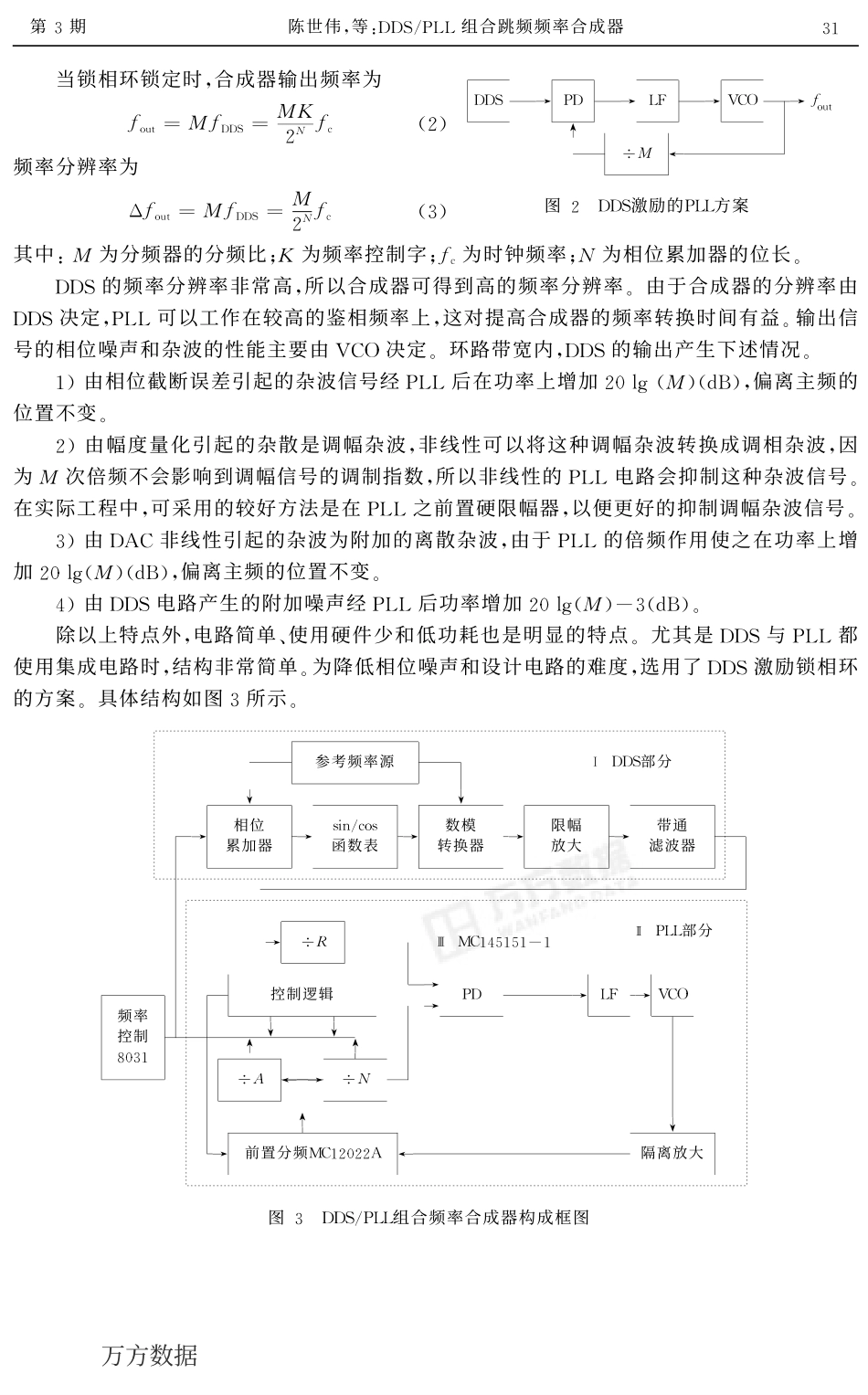 DDS-PLL组合跳频频率合成器_第2页