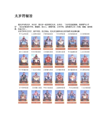 太岁符秘旨-文库大全