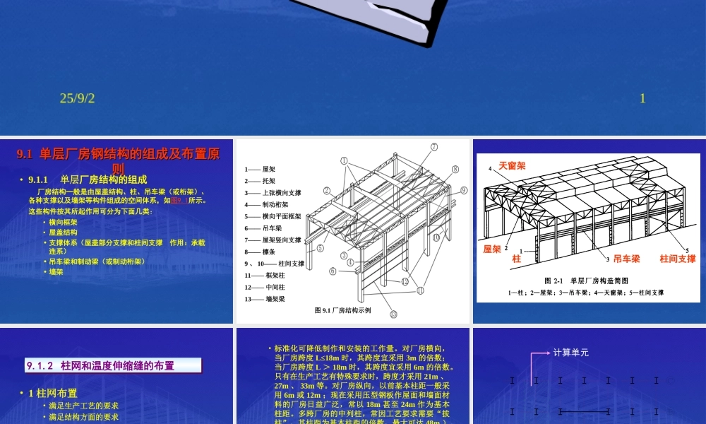 单层工业厂房钢结构施工要点