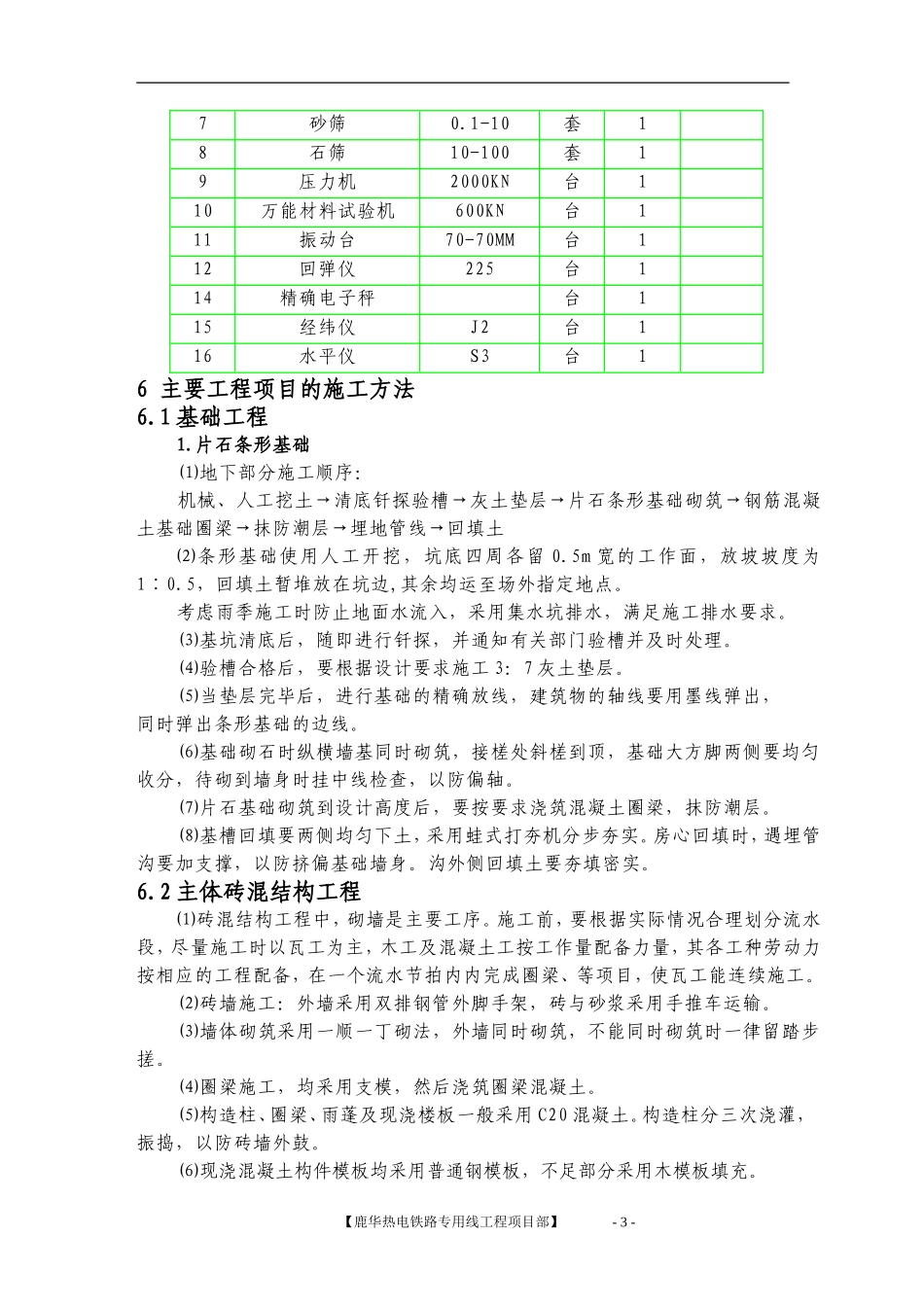 单层砖混房建施工组织设计_第3页