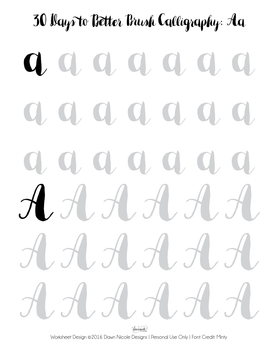 Brush Lettering字帖-文库_第3页