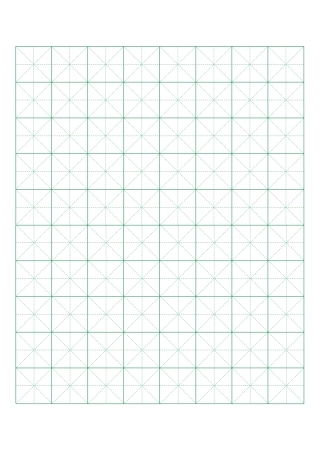 米字格word模板-盘古文库电子字帖书法格子模板