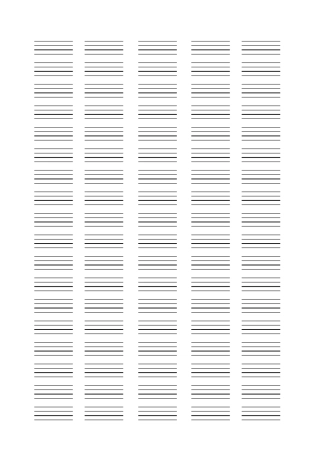 四线三格英文(分段)-盘古文库电子字帖书法格子模板