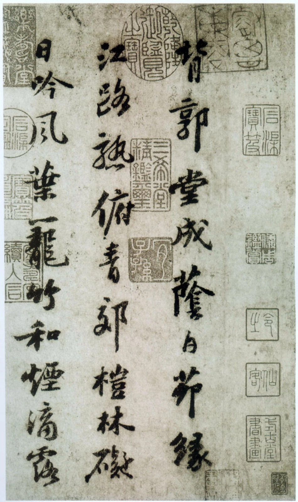 (宋)苏轼行书杜甫桤木诗卷帖_第1页
