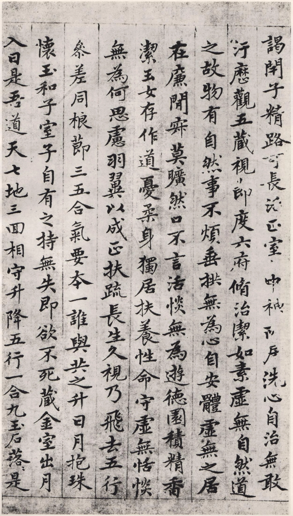赵子昂小楷临黄庭经（元）_第3页