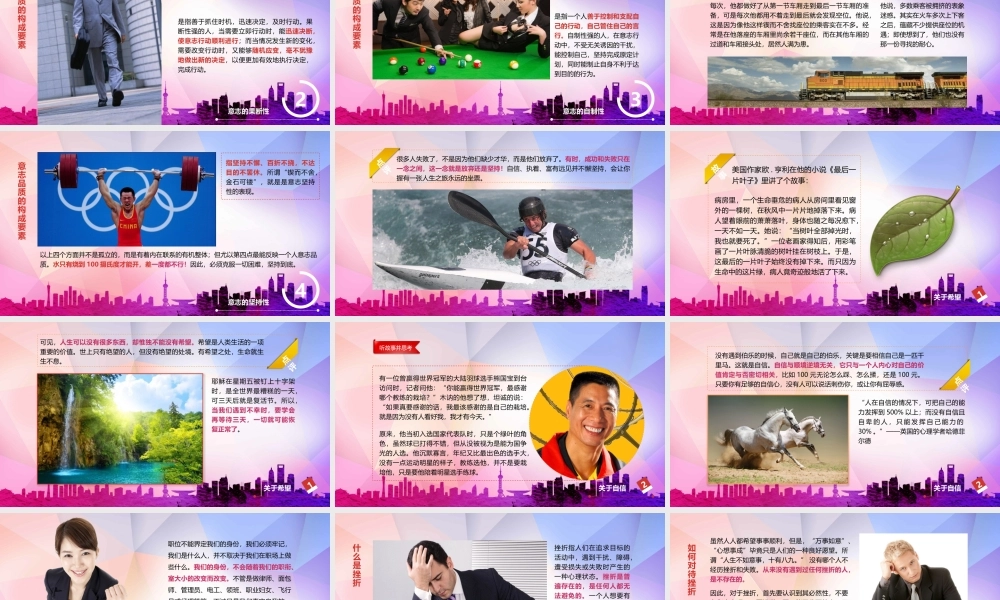 励志正能量主题PPT