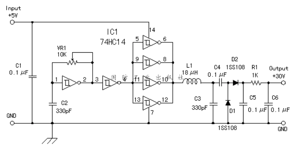 5V→30V转换电路_第1页
