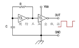 74HC14组成的方波振荡器