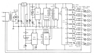 花样彩灯控制电路