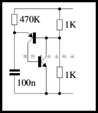 模拟PUT(可编程单结晶体管)器件振荡器