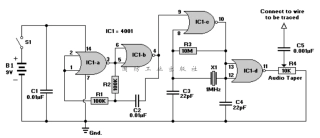 隐蔽电线线路查找信号发生器（用收音机监听）